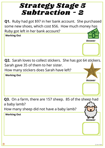 Maths Strategy Testing Pack Stage 5