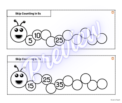 Counting - Forwards, Backwards, Skip Counting - 2s, 5s, 10s