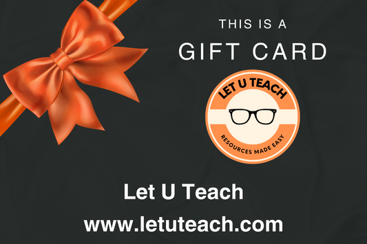 Let U Teach Gift Card