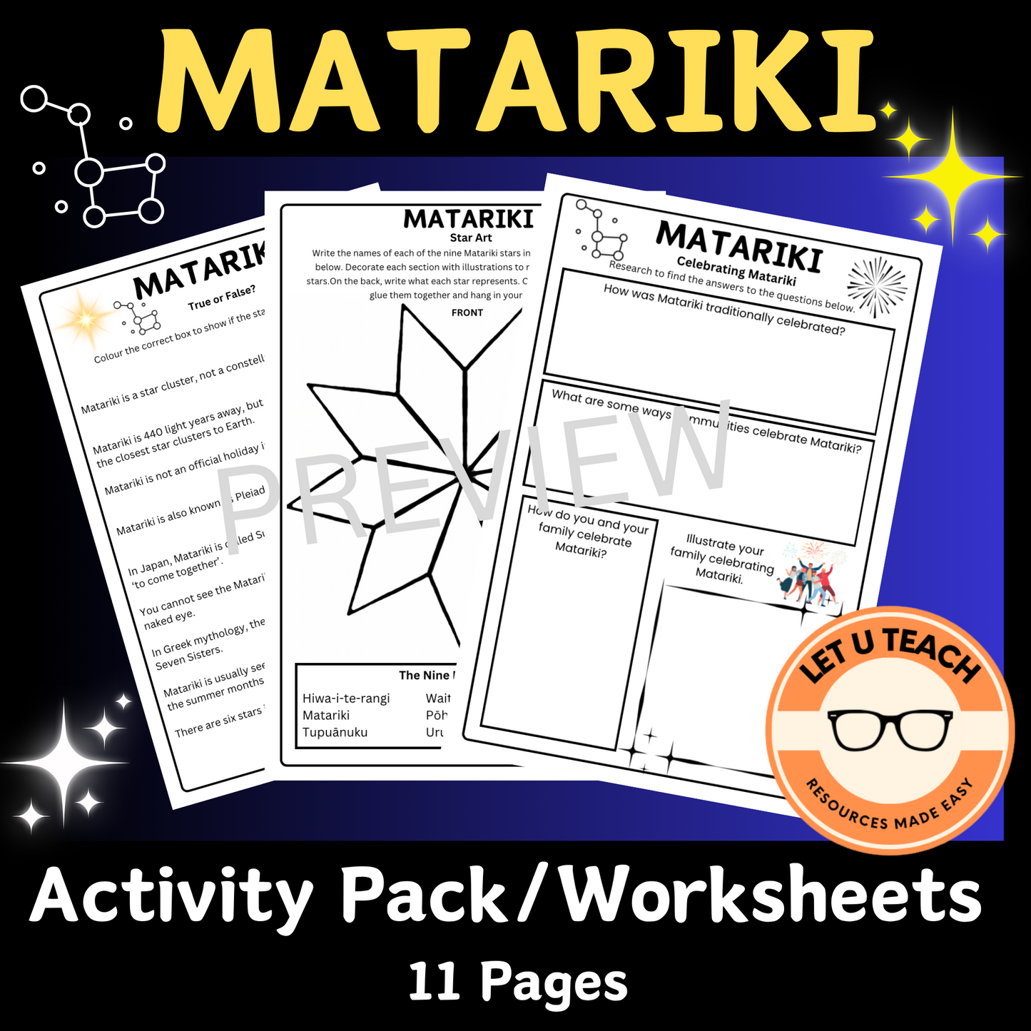 Matariki Activity Pack