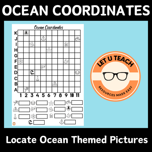 Ocean Coordinates Worksheet