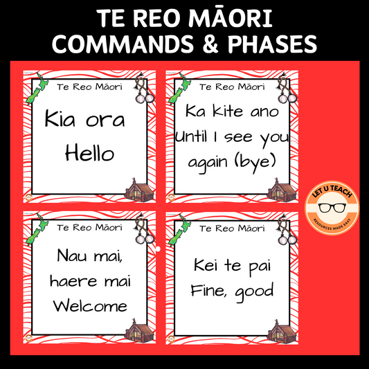 Te Reo Māori  Commands & Phases